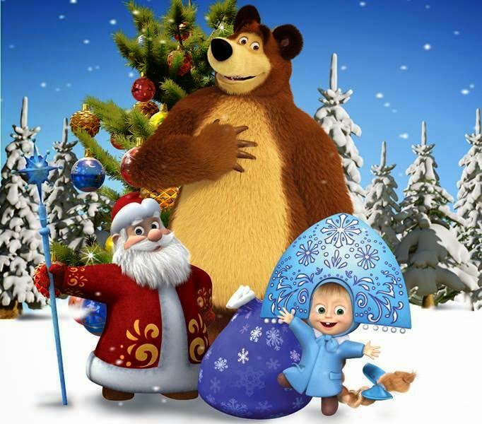 Мульт открытки с новым годом, для